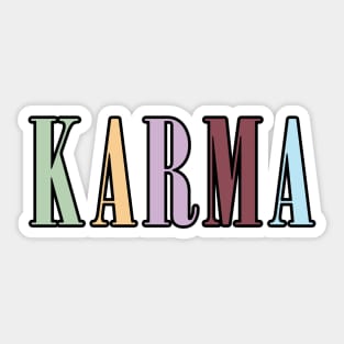 Karma Sticker